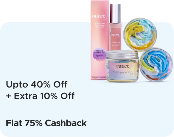 Ounce Organics: Upto 40% Off + Extra 10% Off + Flat Ounce Organics: Upto 40% Off + Extra 10% Off + Flat
