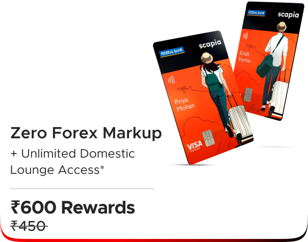 Federal Bank: Flat Rs 600 CashKaro Rewards on Credit Card Activation