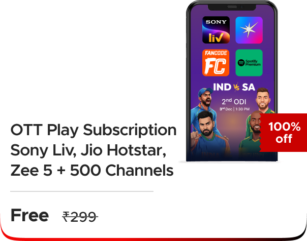 OTTplay Power Play: OTTplay Power Play Subscription for Free | Sony Liv, Jio Hotstar, Zee 5 + 500 Live Channels