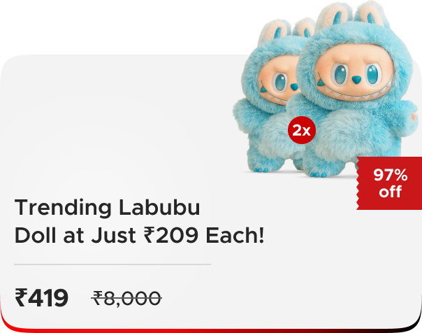 Kimti: Buy 2x Trending Labubu Doll at Just ₹209 Each!