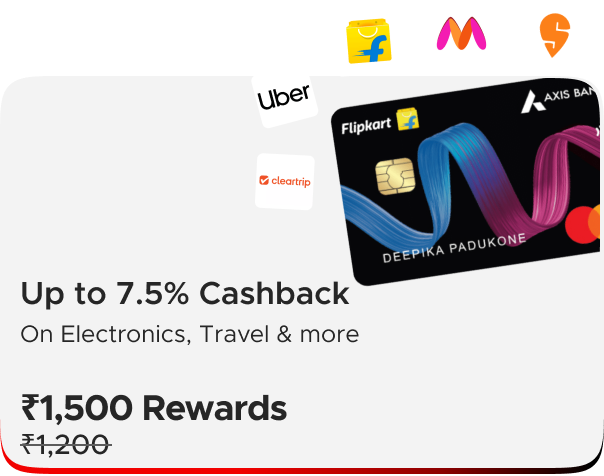 Flat Rs 1500 CashKaro Rewards on Card Activation for Axis Flipkart Credit Card