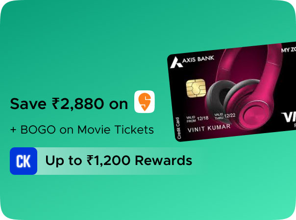 Axis MyZone Card: Upto 1200 CashKaro Rewards on Axis MyZone Visa Credit Card Activation