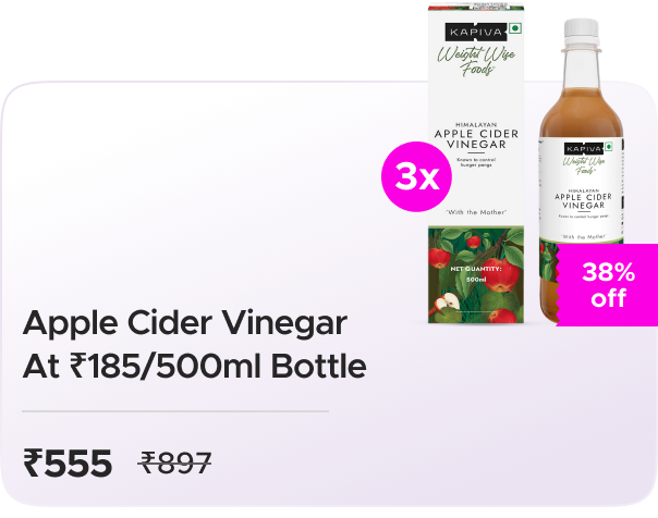 Kapiva: Buy Kapiva: Apple Cider Vinegar: 3 Bottle - 