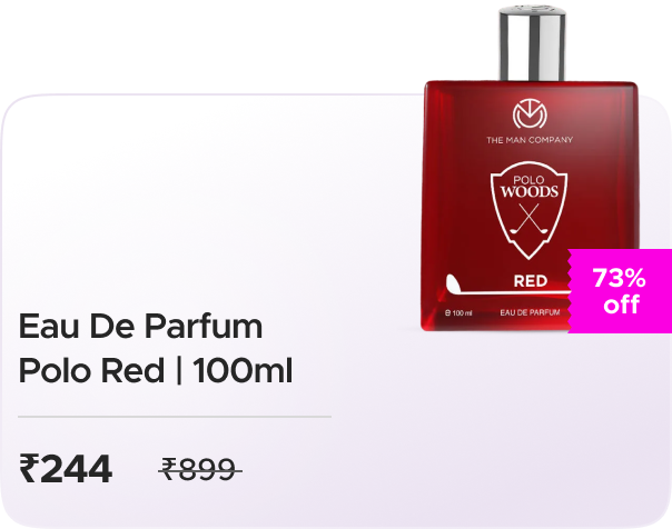 The Man Company: Buy The Man Company: Eau De Parfum Polo Red: 100ml Worth ₹899 at ₹244