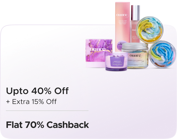 Ounce Organics: Upto 40% Off + Extra 15% Off + Flat 