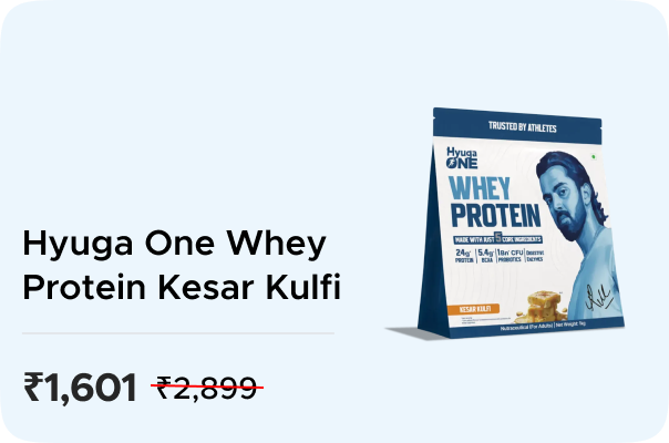 Hyugalife: Buy Hyuga One Whey Protein Kesar Kulfi Worth ₹2899 at ₹1601