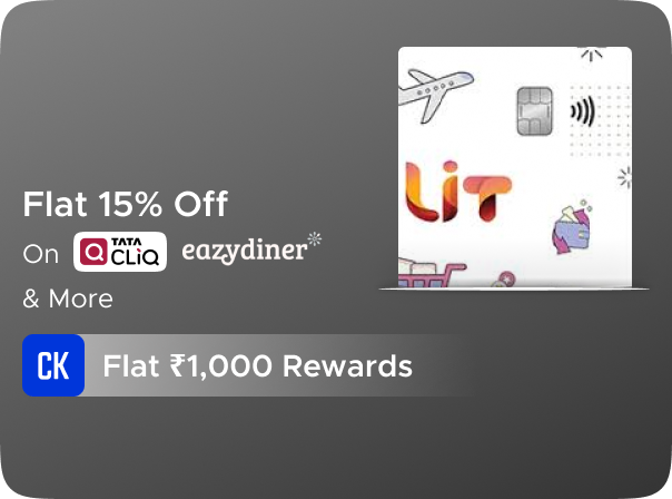 AU Lit Credit Card: Earn Flat Rs 1000 CashKaro Rewards on Credit Card Disbursal