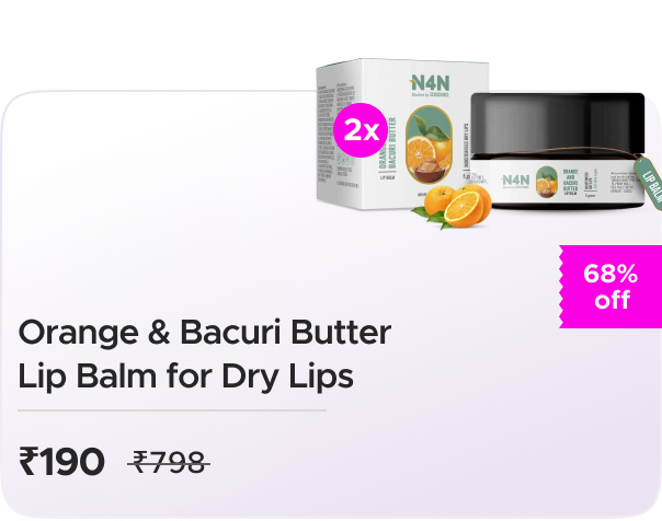 Nature 4 Nature: Buy 2x Moisturizing Lip Balm with Natural Butters for Dry Lips Worth ₹798 at ₹190