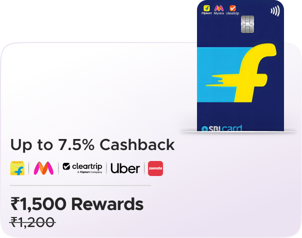 SBI: Flat Rs 1500 CashKaro Rewards on Card Disbursal for SBI Flipkart Credit Card