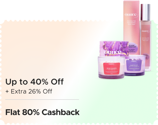 Ounce Organics: Upto 40% Off + Extra 26% Off + Flat 