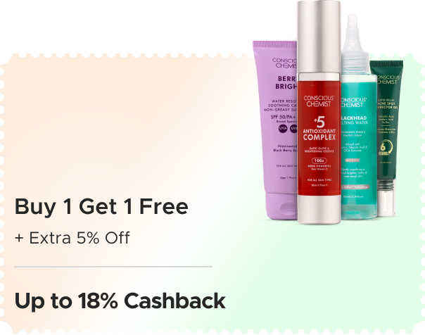 Conscious Chemist: Buy 2 Get 2 on selected skincare 
