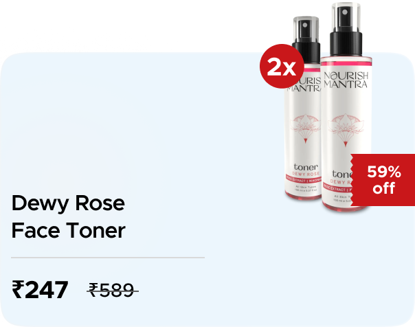 Nourish Mantra:  Buy Rose Face Toner to Reduce Pores