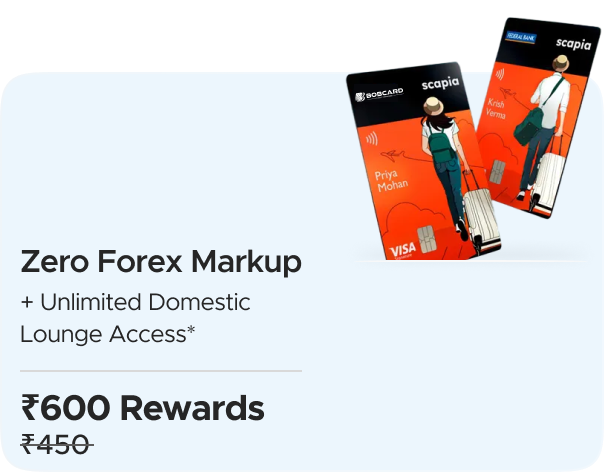 Federal Bank: Flat Rs 600 CashKaro Rewards on Credit Card Activation