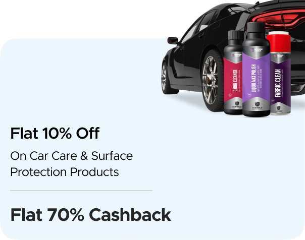 Nippon Paint: Flat 10% Off Car Care & Surface Protection Products + Flat 70% CashKaro Cashback