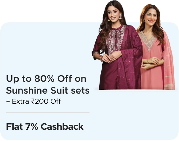Libas: Upto 80% Off + Extra ₹200 Off on Sunshine Suit Sets + Flat 7% CashKaro Cashback