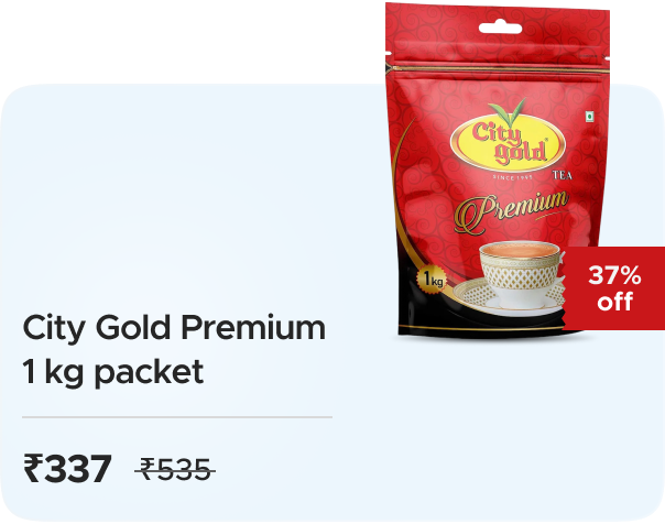 City Gold Tea: Buy City Gold: City Gold Premium: 1 Kg Packet Worth ₹535 at ₹337