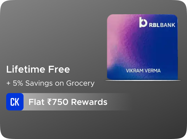 RBL: Earn Flat Rs.750 CashKaro Rewards on RBL Shoprite Credit Card Activation