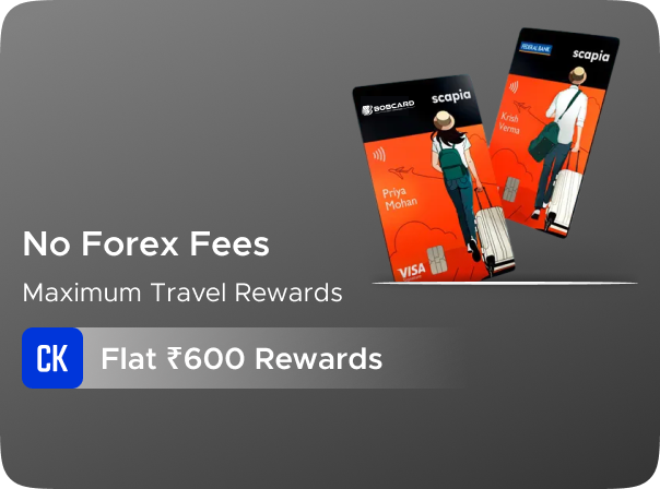 Federal Bank: Flat Rs.550 CashKaro Rewards on Credit Card Activation
