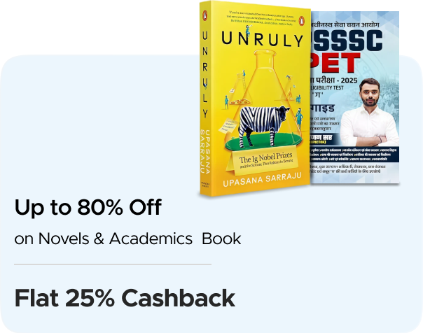 Bookscape: Upto 80% Off on Novels & Academics Book + Flat 25% CashKaro Cashback