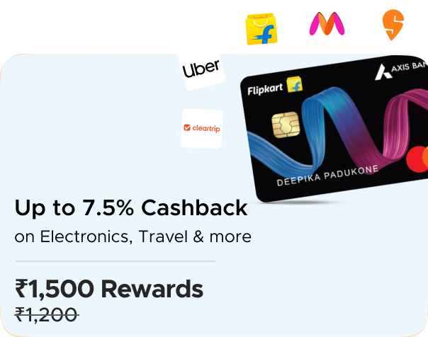 Flat Rs 1500 CashKaro Rewards on Card Activation for Axis Flipkart Credit Card