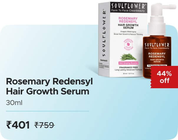 Soulflower: Buy Soulflower: Rosemary Redensyl Hair Growth Serum Worth ₹759 at ₹401