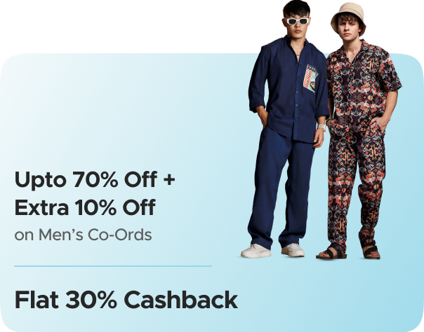 House Of Koala — Up to 70% Off Men's Co-Ords + Extra 10% Off + Flat 30% Cashback