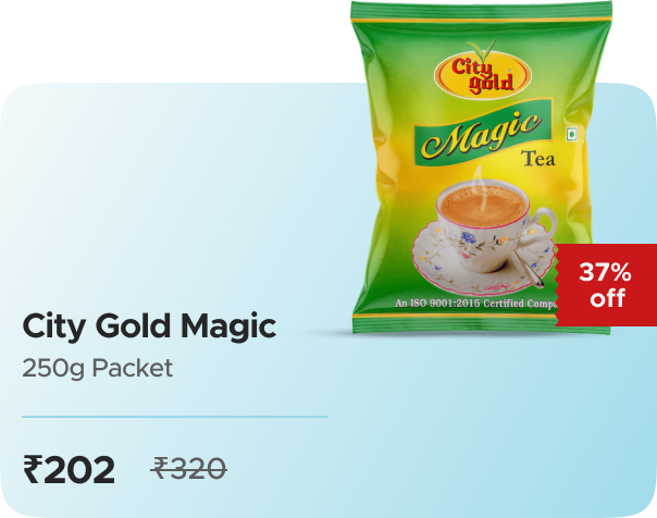 City Gold Tea City Gold Tea — effective ₹202 (was ₹320)