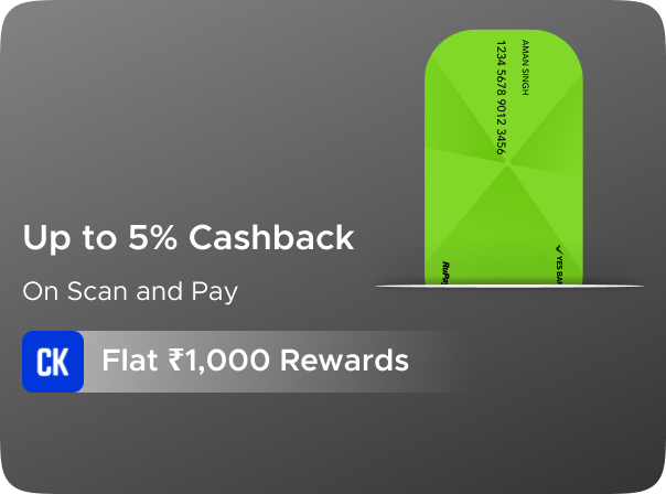 Earn Flat Rs 1100 CashKaro Rewards on KIWI Credit Card Activation