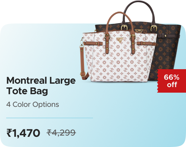 Lavie: Buy Lavie: Montreal Large Tote Bag: White Worth ₹4299 at ₹1470