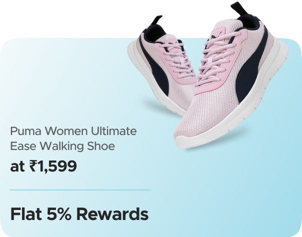 Amazon: Puma Women Ultimate Ease Walking Shoe at ₹1599 + Flat 5% CashKaro Cashback
