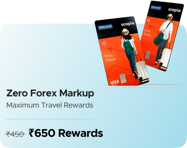 Federal Bank: Flat Rs 650 CashKaro Rewards on Credit Card Activation