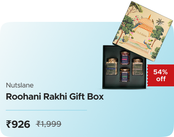 Nutslane Nutslane Roohani Rakhi Gift Box | Luxury — effective ₹926(was ₹1999)