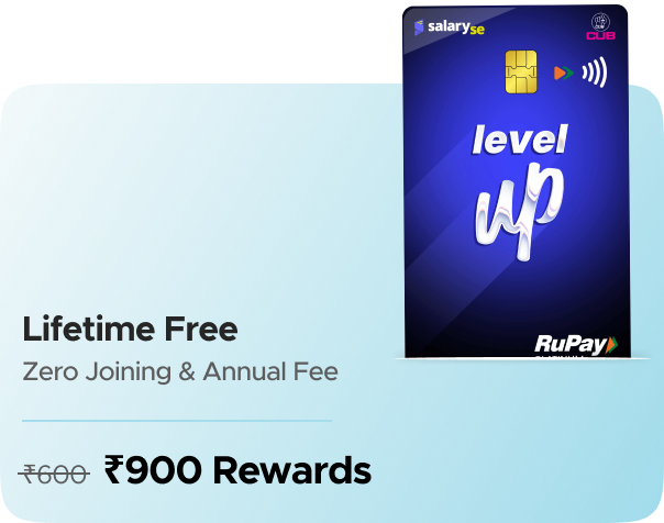 Earn Rs.1000 Rewards on SalarySe Credit Card Activation