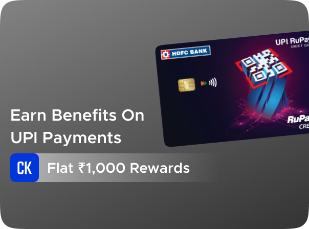 HDFC RuPay Credit Card: Earn Flat Rs 1100 CashKaro Rewards on Card Activation