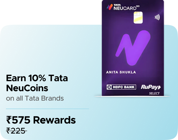 Earn Flat Rs.575 on Credit Card Activation