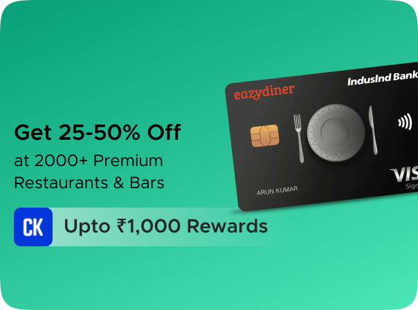 Earn Upto Rs.1000 Rewards On Credit Card Activation