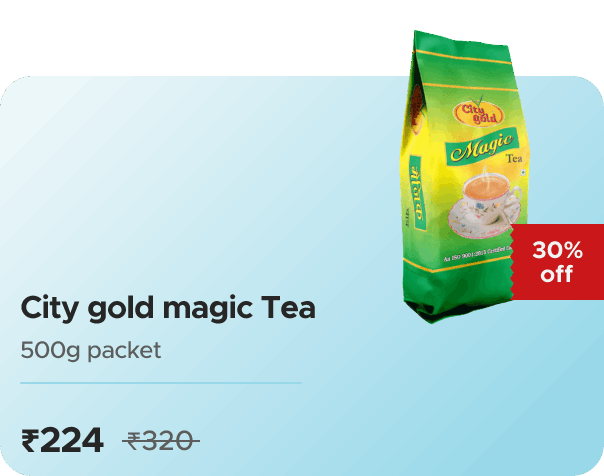 City Gold Tea City Gold Tea — effective ₹224 (was ₹320)