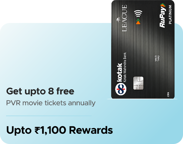Earn Upto Rs.1100 Rewards on Credit Card Activation