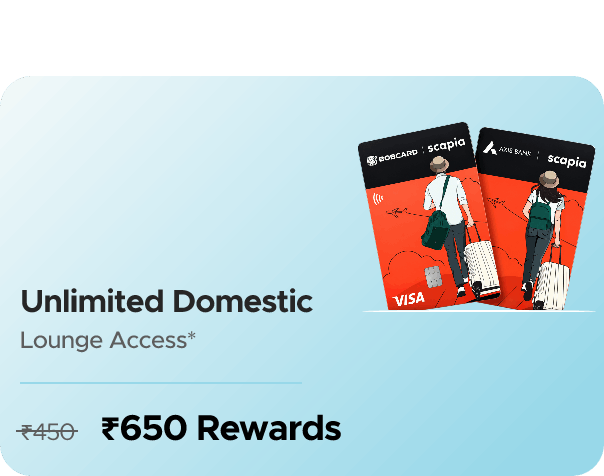 Earn Flat Rs.650 Rewards on Credit Card Activation