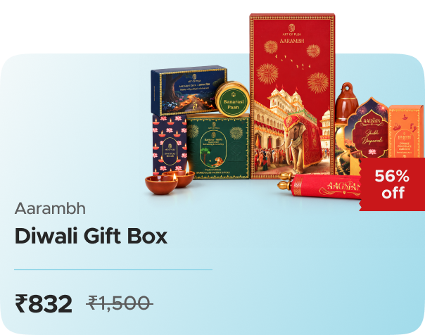 Art of Puja Aarambh Diwali Gift Box | The Gift of Ne — effective ₹832 (was ₹1500)