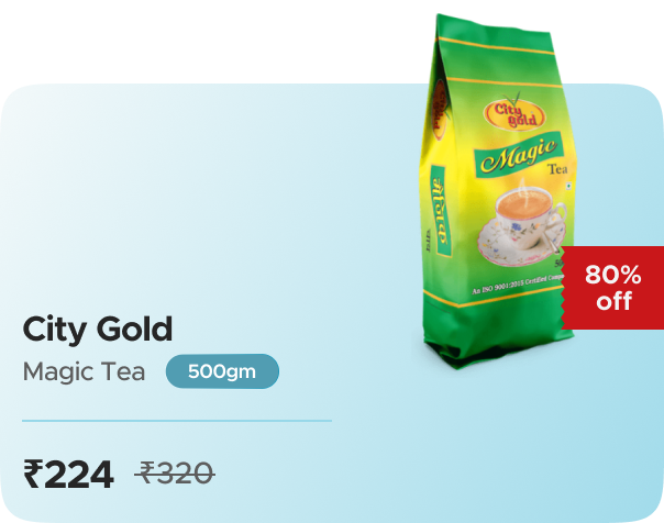 City Gold Tea City Gold Tea — effective ₹224 (was ₹320)