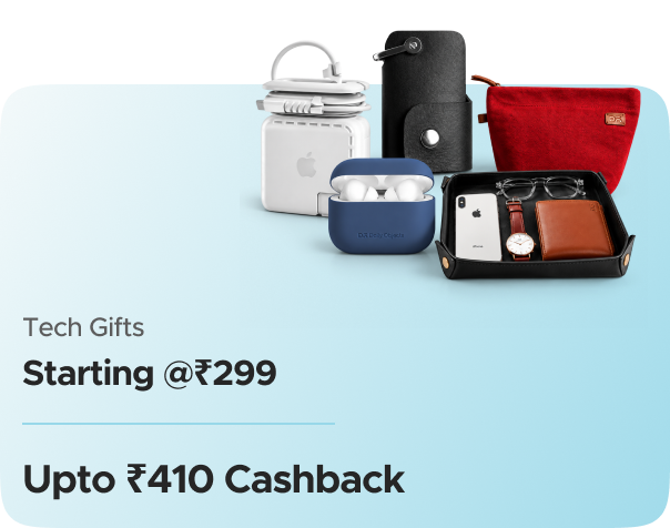 Daily Objects — Tech Gifts Starting From Just ₹299 + Upto ₹410 CashKaro Cashback + Upto ₹410 Cashback