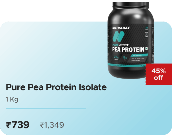 Nutrabay Pure Pea Protein Isolate — effective ₹739 (was ₹1349)