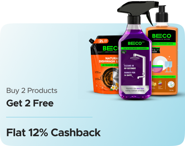 Beco — Buy 2 Get 2 Free + Flat 12% CashKaro Cashback + Flat 12% Cashback