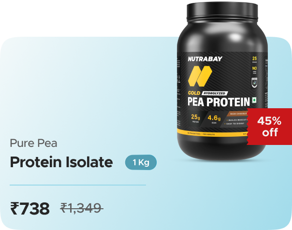 Nutrabay Nutrabay Pure Pea Protein Isolate — effective ₹738 (was ₹1349)
