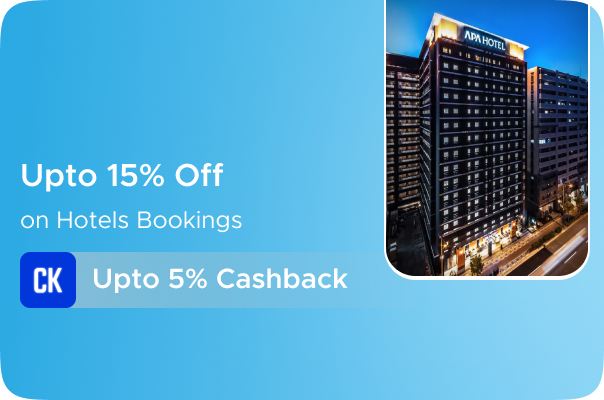 Earn upto 4.5% Cashback on all Agoda Bookings