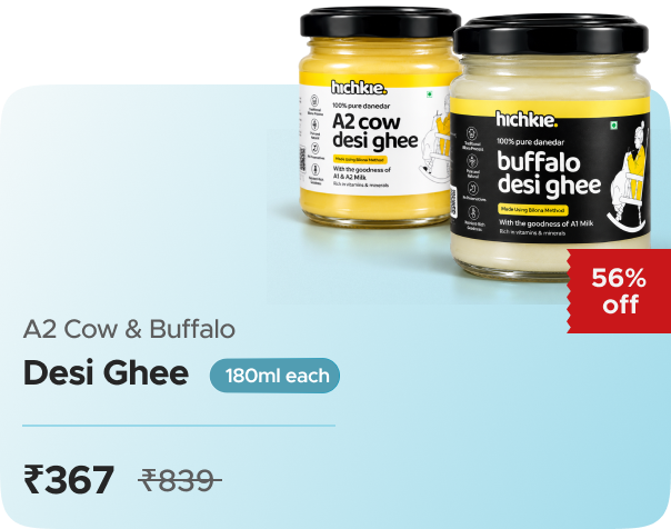 Zop Pack of 2 | 180ml | A2 Cow Desi Ghee — effective ₹367 (was ₹839)