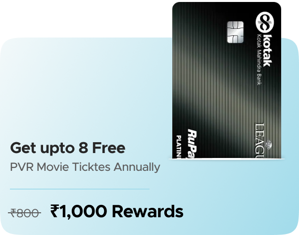 Earn Upto Rs.1000 Rewards on Credit Card Activation