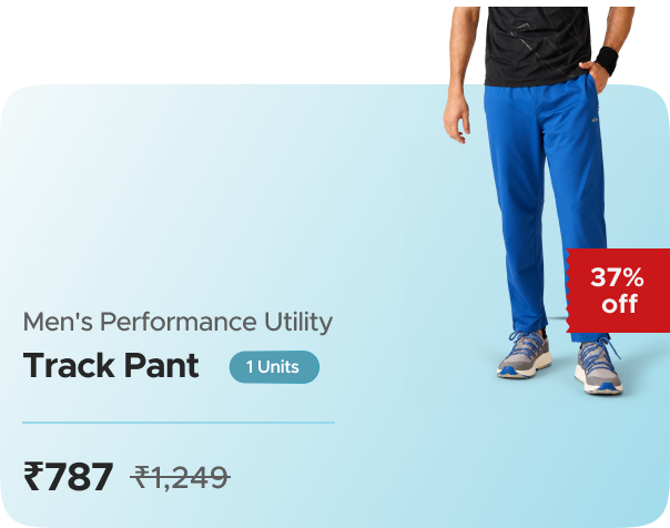 STRCH Utility Workout Mens Track Pants - Dodge — effective ₹787 (was ₹1249)