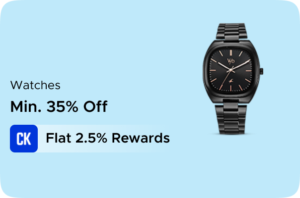 Amazon: Minimum 35% Off on Watches + Flat 2.5% Rewards